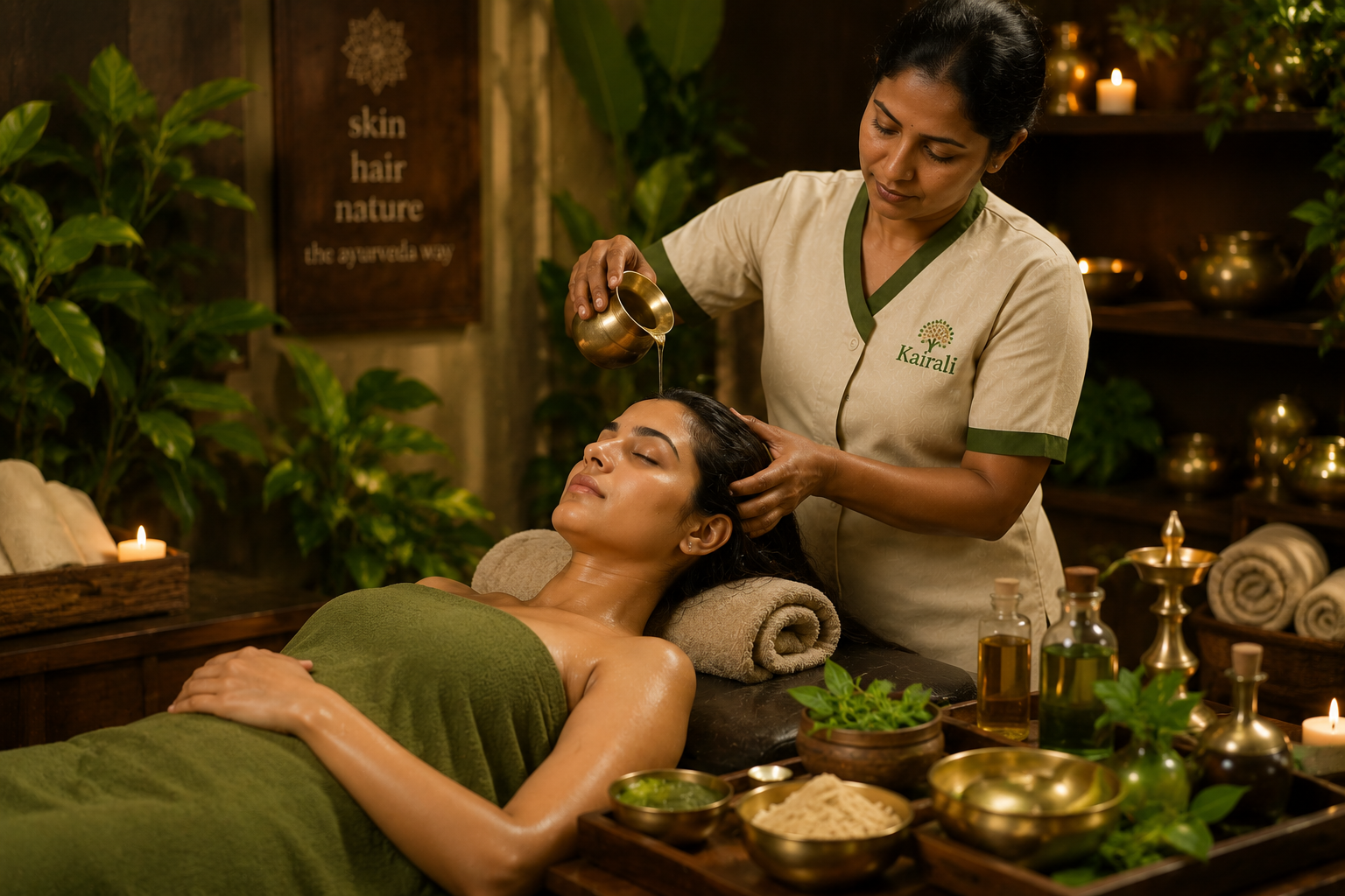 Herbal skin and hair treatments